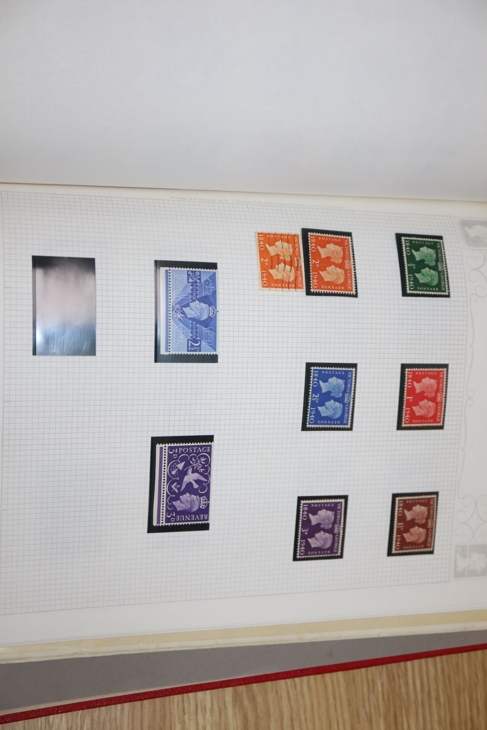 A collection of GB stamps from Victoria to George VI in York album with 5 shilling SG127 pale rose, SG 176, 10 shilling SG 183, etc